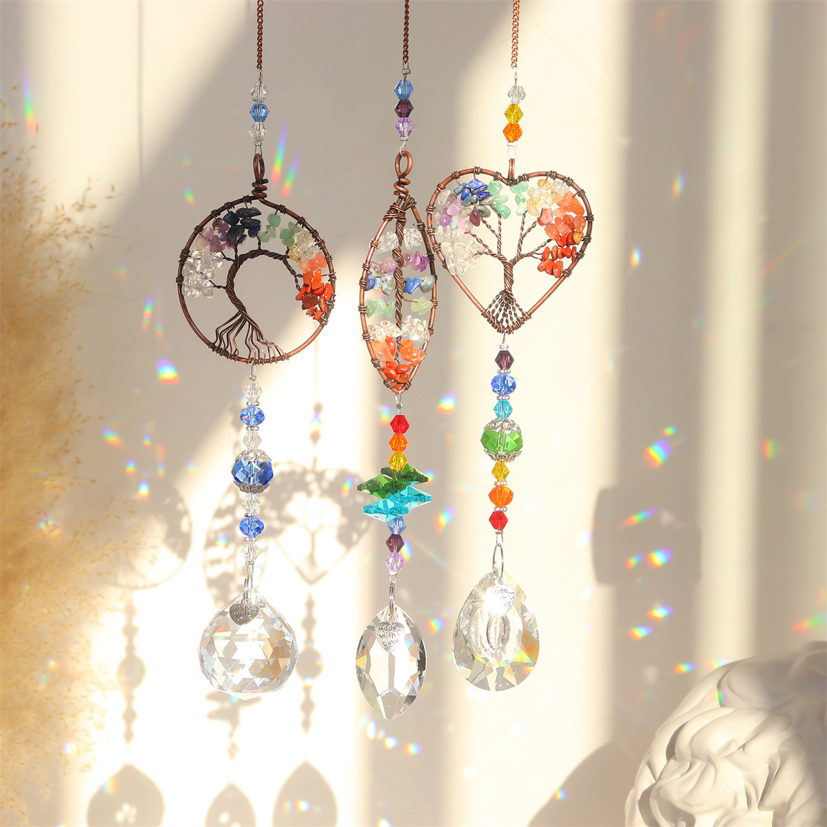 Lighting Jockey - คริสตัล Catcher Tree of Life เครื่องประดับคริสตัล