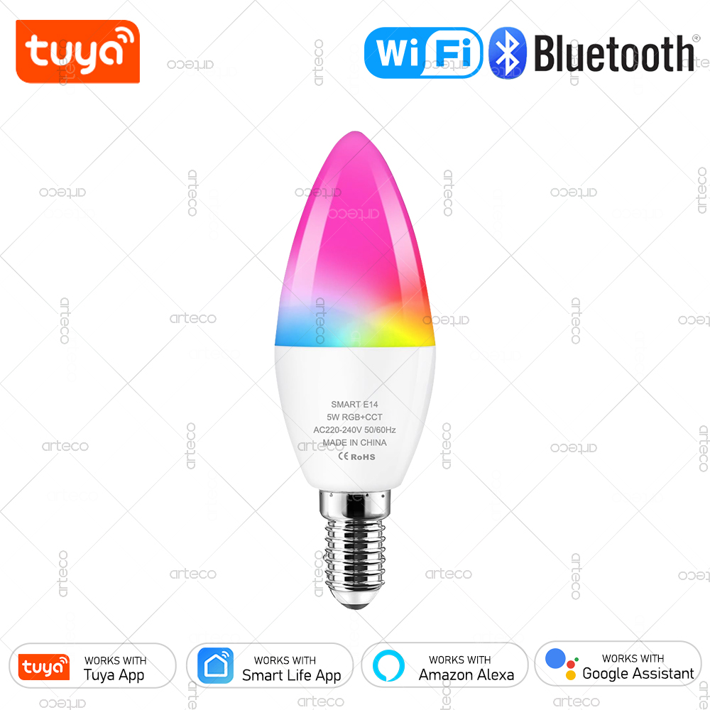 Lighting Decor For Diwali - Tuya E14 เทียนโคมไฟ Smart Life App