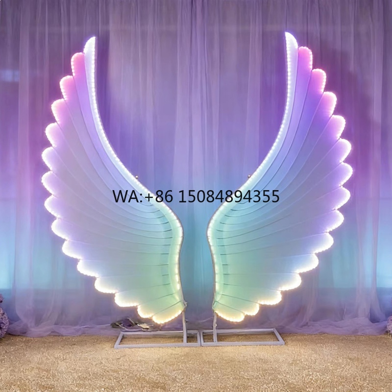Lighting Decor Wedding - ปีกนางฟ้าเรืองแสง ไฟ LED สีสันแฟนตาซี สำหรับตกแต่งฉากงานแต่งงาน งานอีเว้นท์