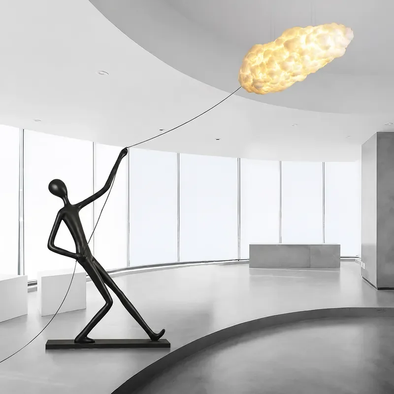 Lighting Decor Rentals - โคมไฟระย้ารูปเมฆสำหรับห้องนั่งเล่น ห้องนอน ห้องรับประทานอาหาร ร้านชานม โรงเรียนอนุบาล บ้านเช่า