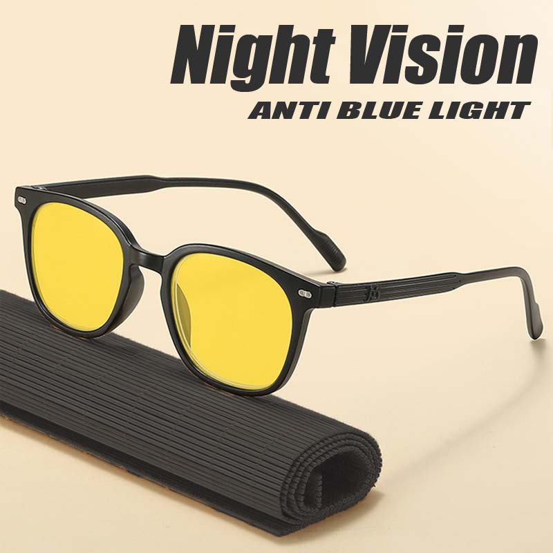Lighting Jockey - รูปไข่กรอบขับรถ Night Vision แว่นตาผู้หญิงผู้ชาย Retro Ultralight