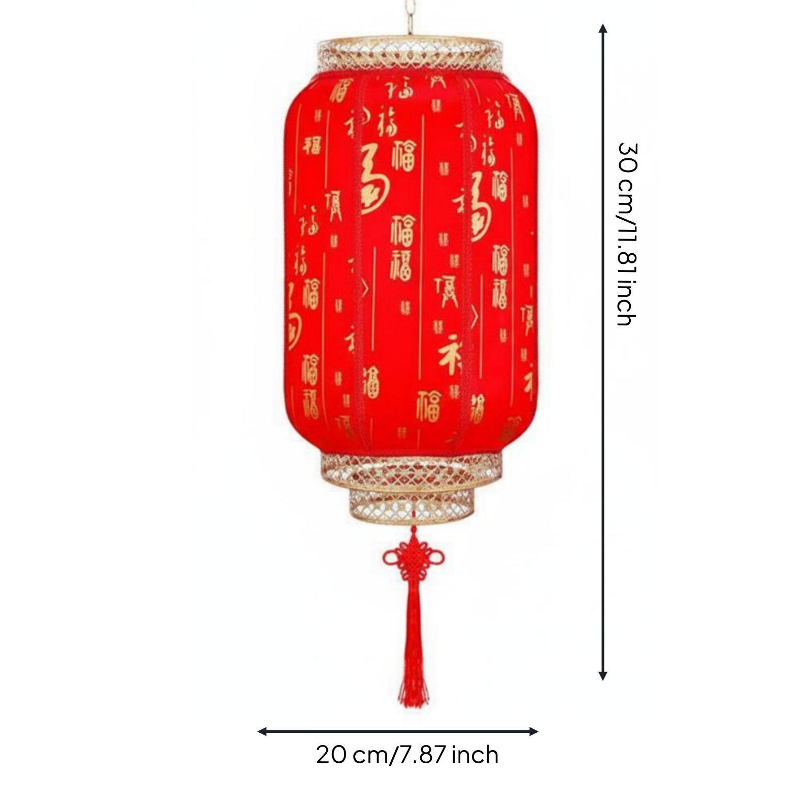 Restaurant Lighting Decoration - โคมไฟกลางแจ้งสไตล์โบราณ หนังแกะเทียม ทนแดด สำหรับตกแต่ง โคมไฟแขวนสำหรับร้านอาหารและลานบ้าน