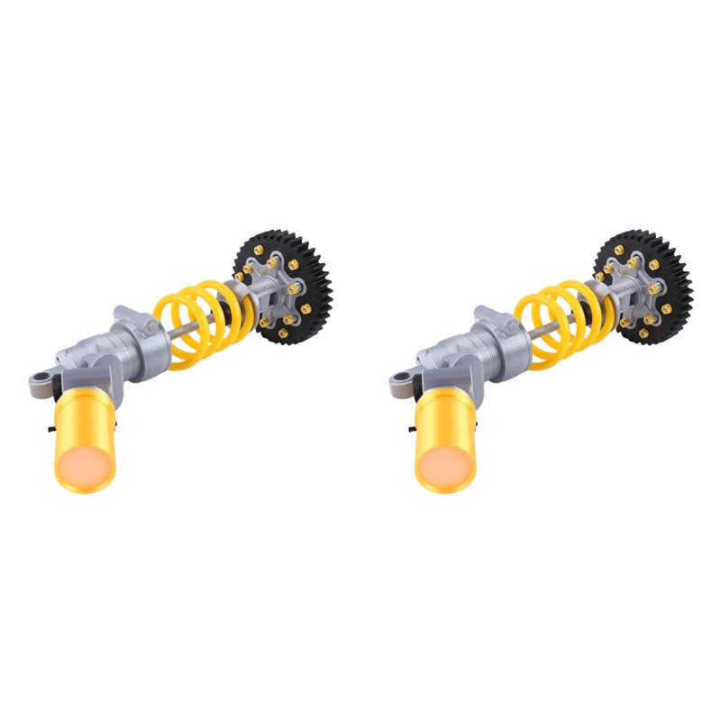 Decor Lighting Fans - 2X สำหรับโคมไฟโช้คอัพมอเตอร์ไซค์ OHLINS ไฟตกแต่งบรรยากาศสุดเท่ DIY ของตกแต่งที่ต้องมีสำหรับห้องเล่นเกมสำหรับแฟนมอเตอร์ไซค์
