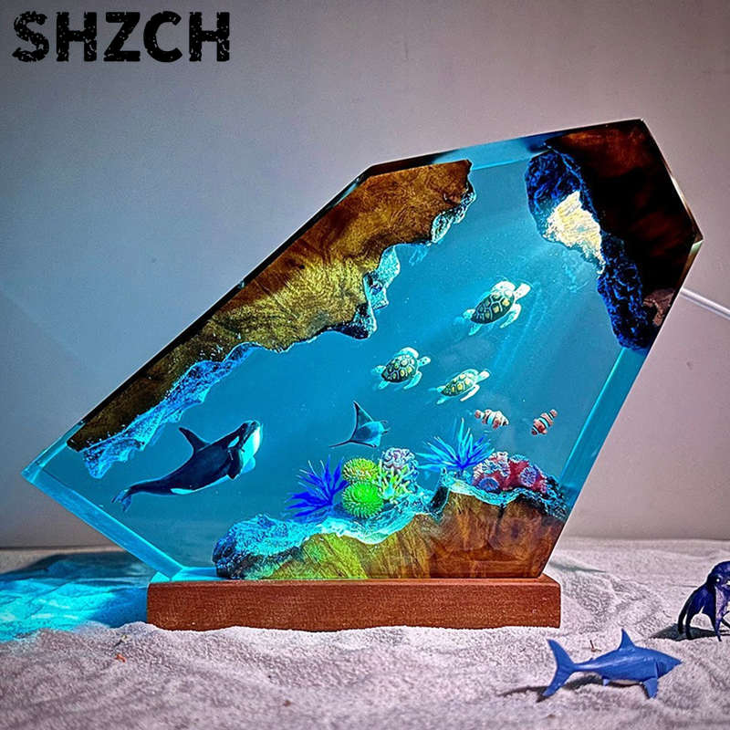 โคมไฟเรซิ่นรูปนักดำน้ำใต้ทะเล  - Lighting World Decor บทวิจารณ์และราคา