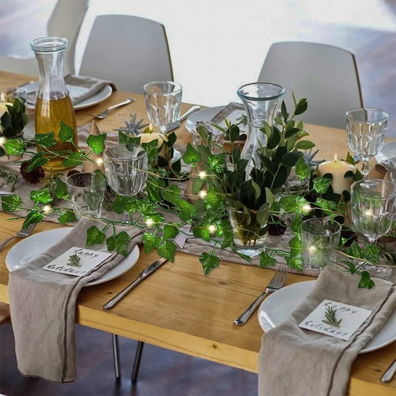 พวงหรีดใบไม้ไฟสายประดับ LED สี - Lighting Decor For Diwali บทวิจารณ์และราคา