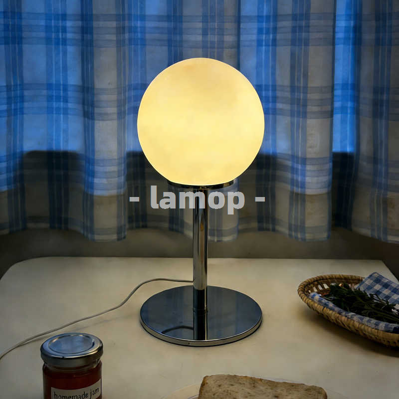 โคมไฟตั้งโต๊ะทรงกลมสีขาวนม โคร - Decor Lighting Table Lamps บทวิจารณ์และราคา