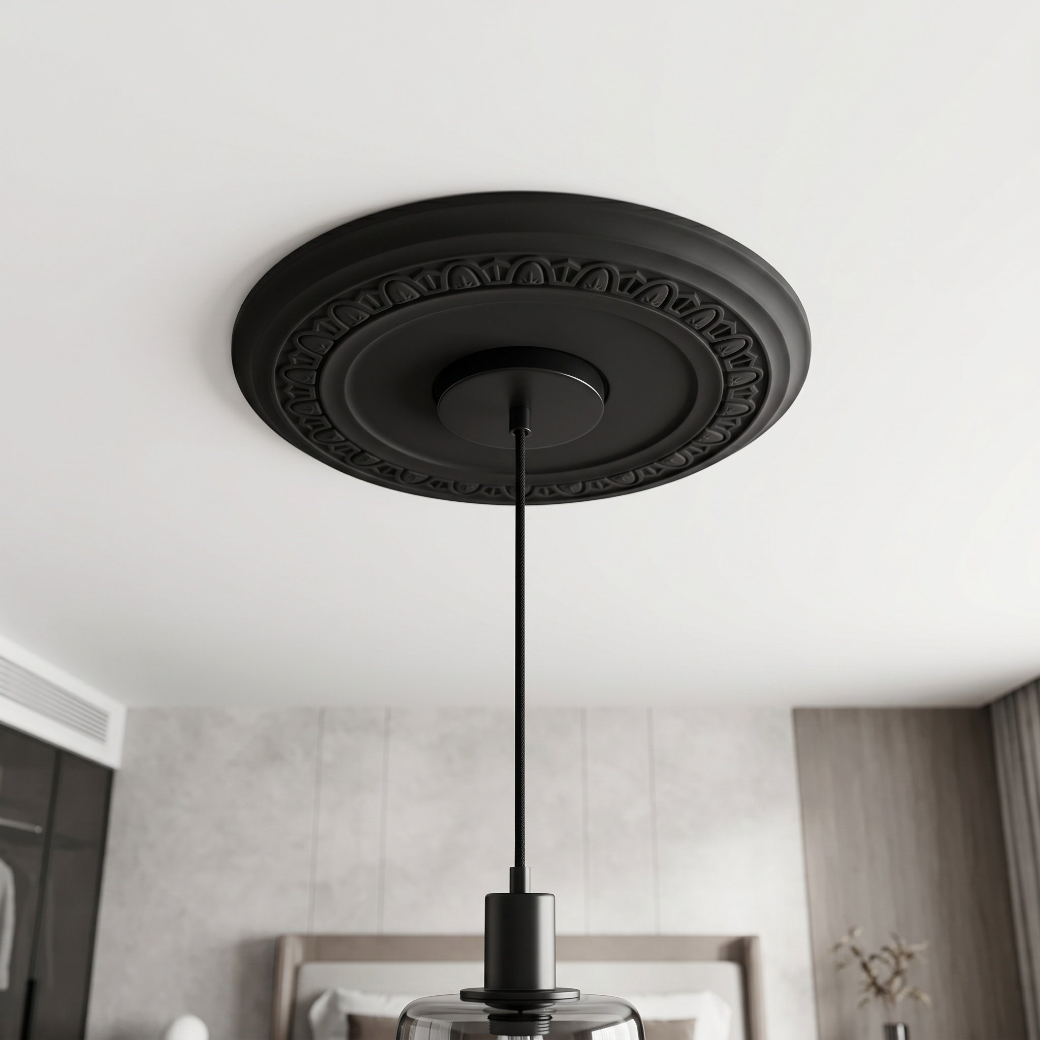 แผ่นตกแต่งเพดานสไตล์ยุโรป ลวดล - Decor Lighting Fans บทวิจารณ์และราคา