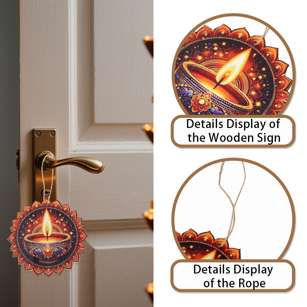 ของตกแต่งธีมเทศกาลดิวาลี - ไม้ - Lighting Decor For Diwali บทวิจารณ์และราคา