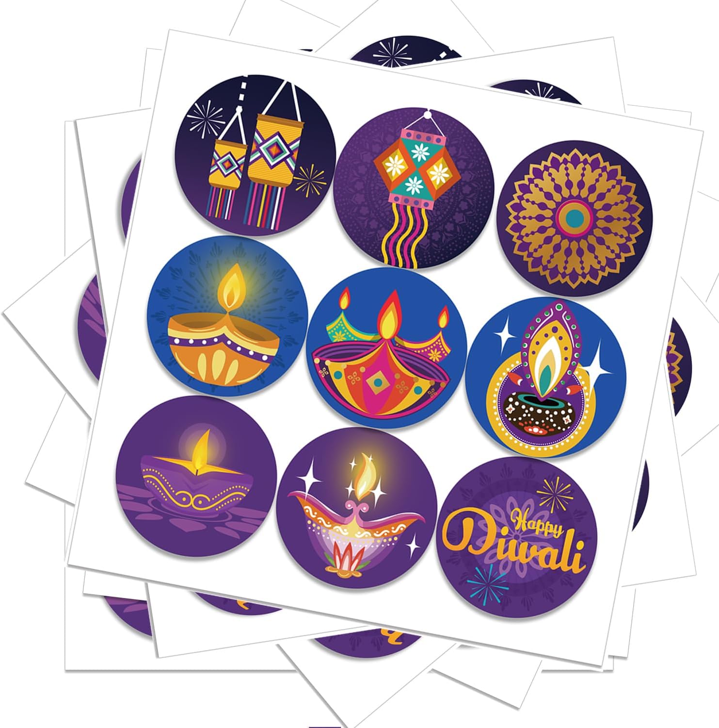 สติกเกอร์ Diwali มีความสุขเทศก - Lighting Decor For Diwali บทวิจารณ์และราคา