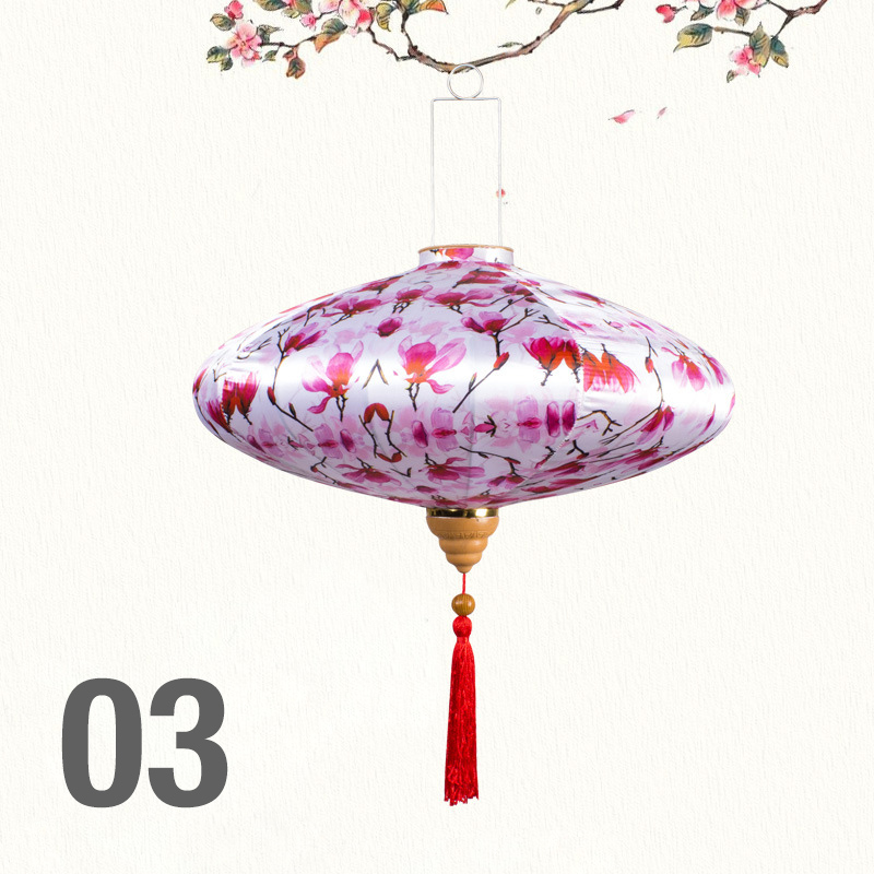 12/14นิ้วสไตล์จีนผ้าไหมซาตินโค - Restaurant Lighting Decoration บทวิจารณ์และราคา