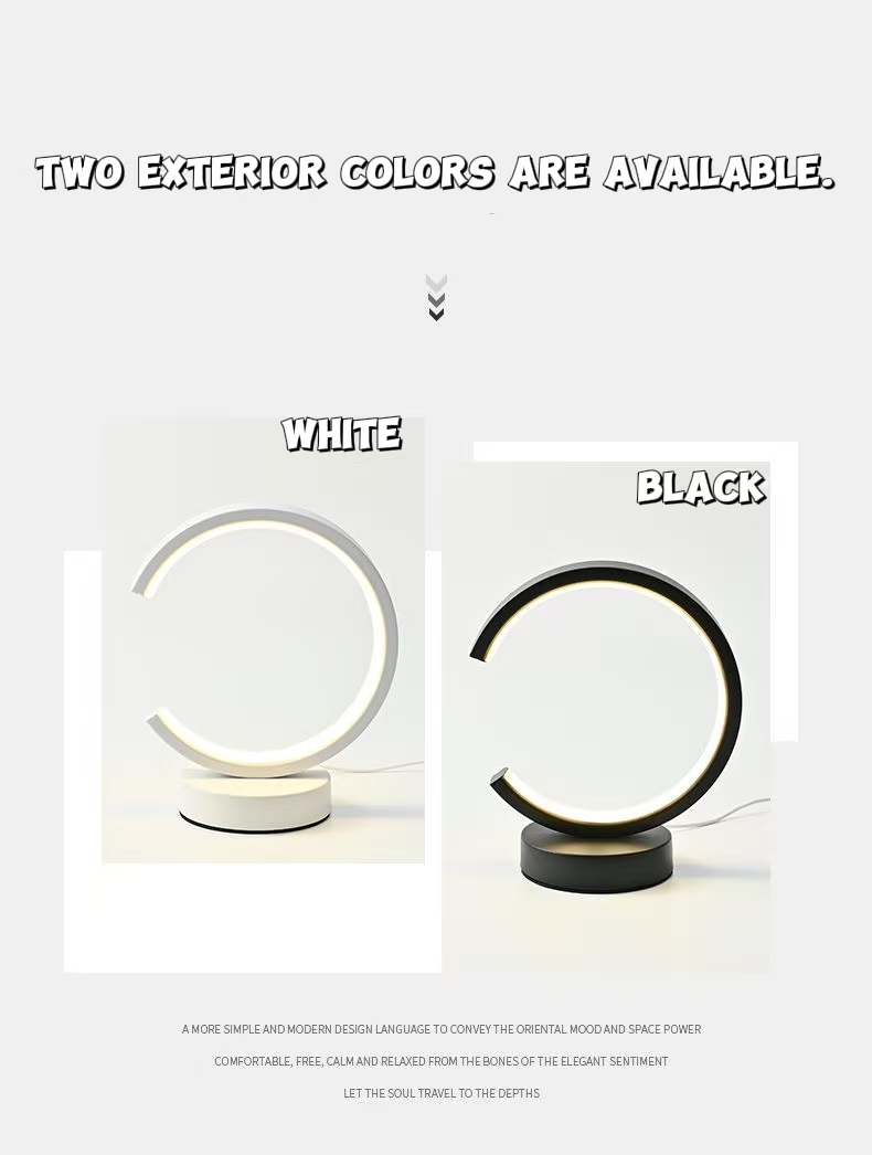 โคมไฟตั้งโต๊ะวงแหวน LED ขนาด 2 - Decor Lighting Table Lamps บทวิจารณ์และราคา