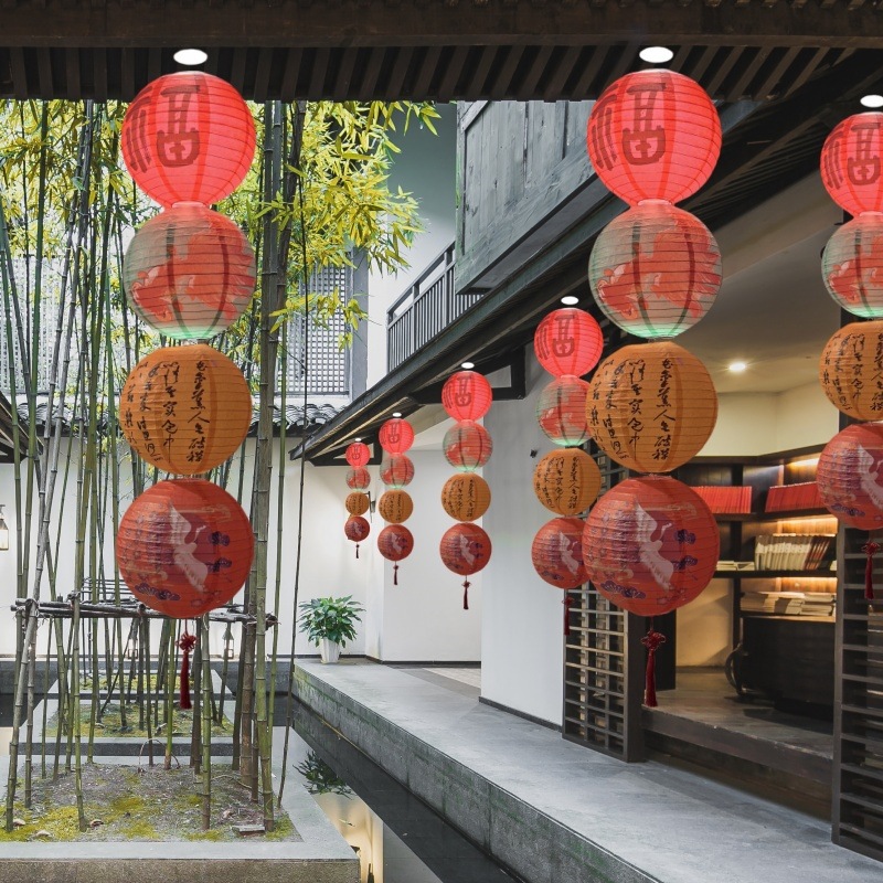 1 ชิ้น 12 นิ้ว 30 ซม. โคมไฟกระ - Restaurant Lighting Decoration บทวิจารณ์และราคา