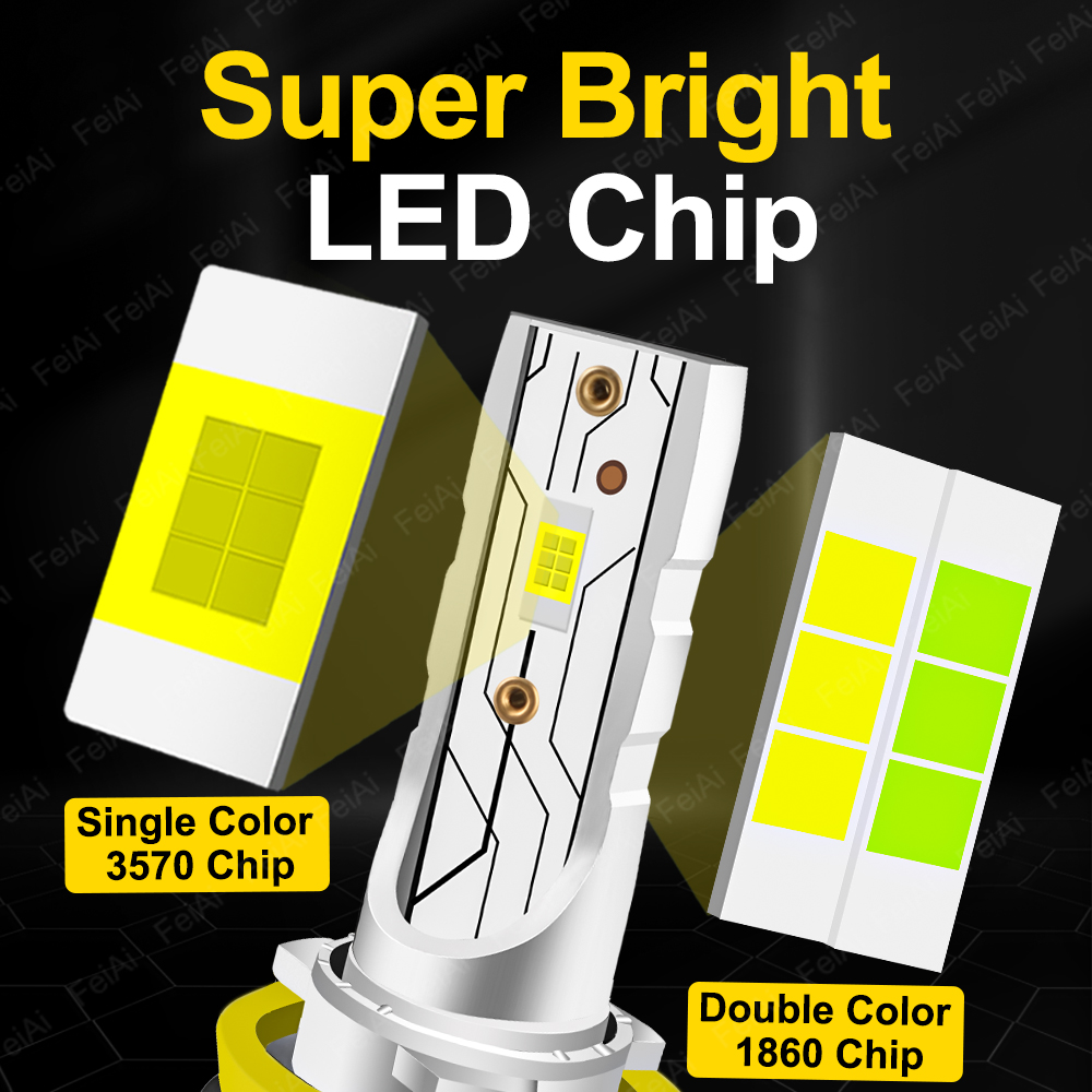 หลอดไฟตัดหมอกหน้า LED สำหรับรถ - Colour Changing Bulb บทวิจารณ์และราคา