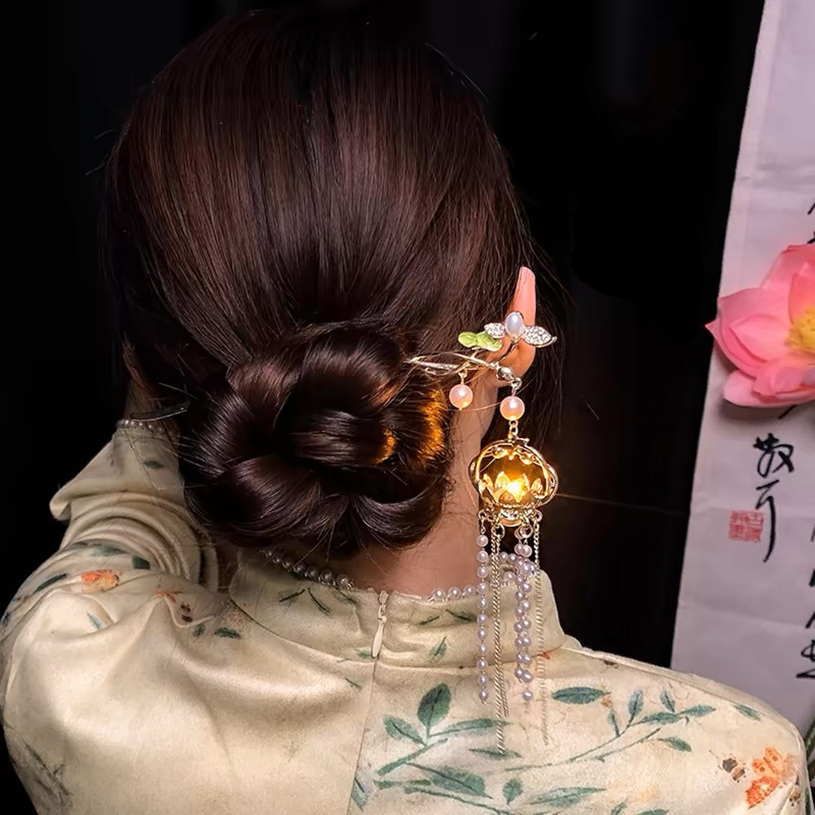 Luminous ดอกไม้ Hairpin สําหรั - Lighting Decor Items บทวิจารณ์และราคา