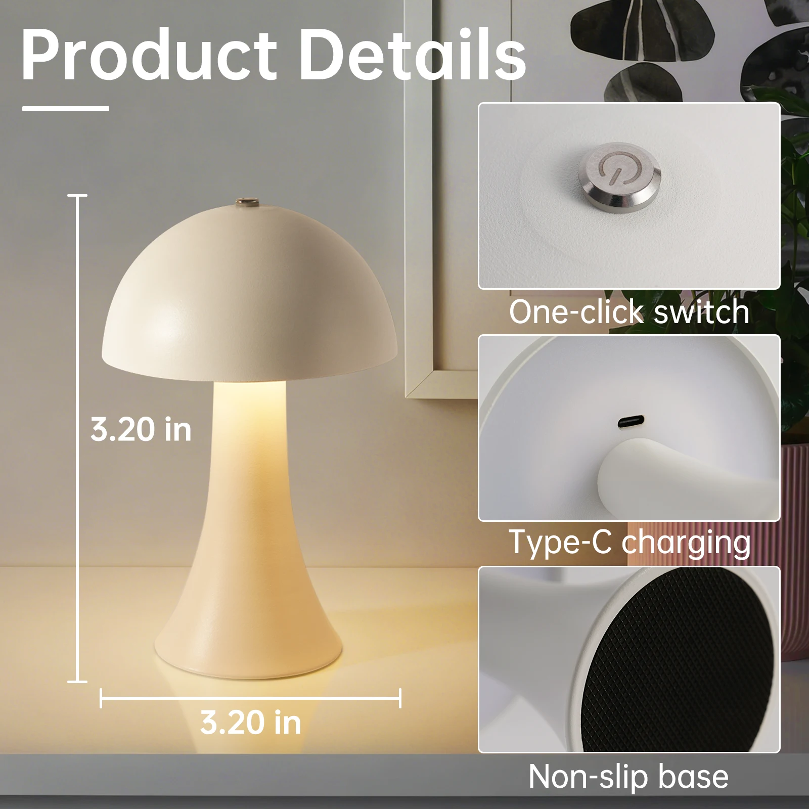 โคมไฟตั้งโต๊ะ LED แบบชาร์จไฟได - Restaurant Lighting Decoration บทวิจารณ์และราคา