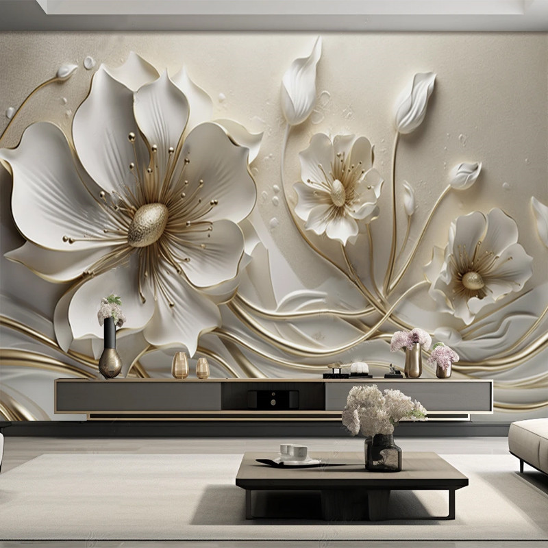 วอลเปเปอร์ติดผนังลายดอกไม้ 3 ม - Decor Lighting The Parade บทวิจารณ์และราคา