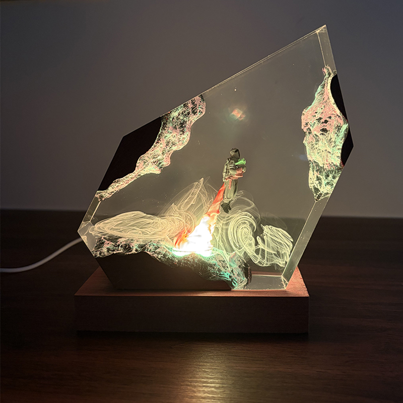 โคมไฟตั้งโต๊ะเรซิ่นรูปทรงอนิเม - Lighting Decor Wedding บทวิจารณ์และราคา