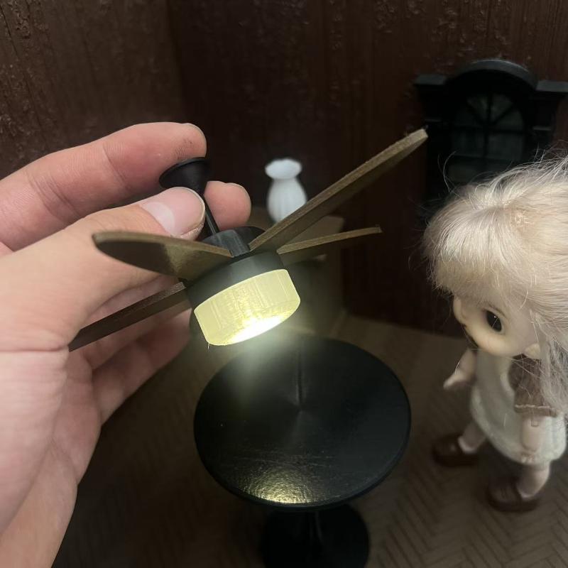 พัดลมเพดานวินเทจขนาดเล็กพร้อมไ - Decor Lighting Fans บทวิจารณ์และราคา