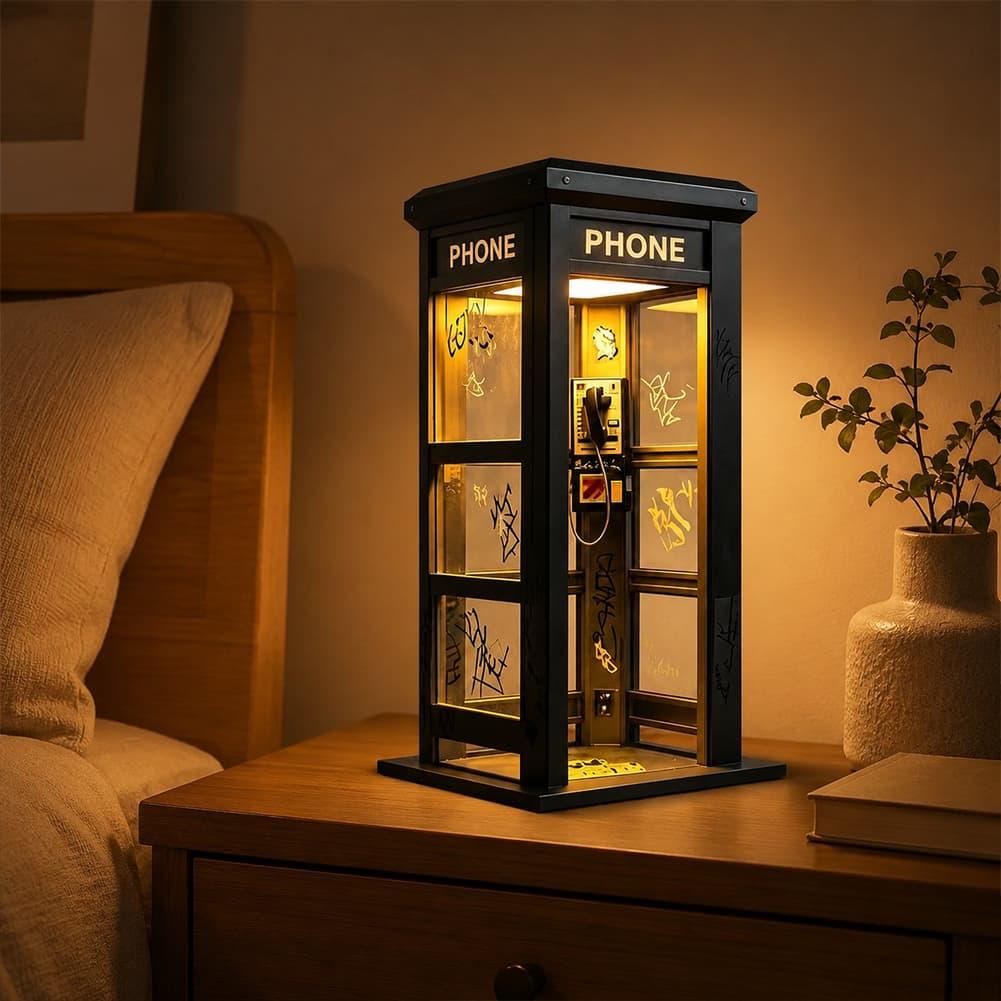 โคมไฟตั้งโต๊ะรูปตู้โทรศัพท์ลอน - Lighting Decor Home บทวิจารณ์และราคา