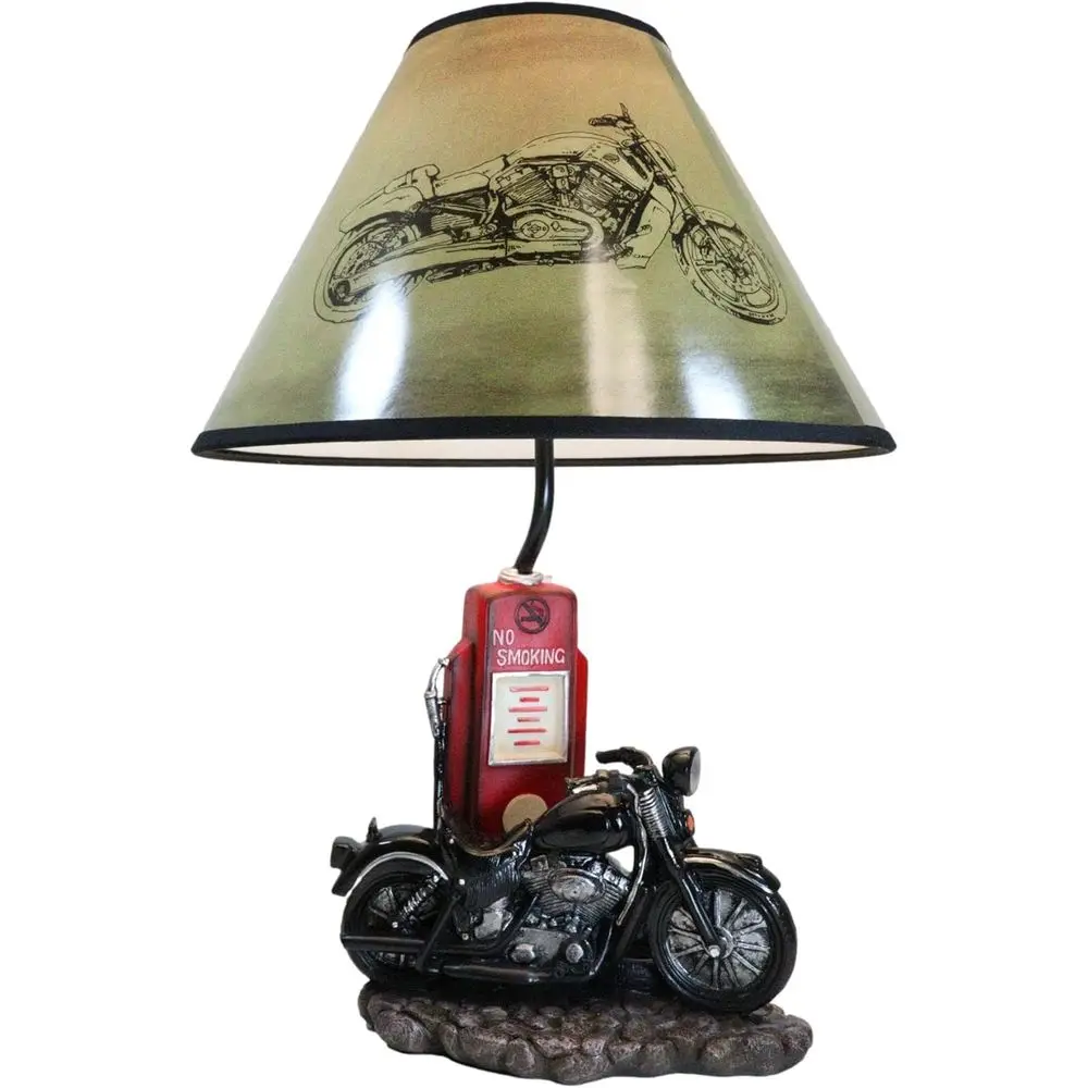โคมไฟตั้งโต๊ะรูปปั๊มน้ำมันรถมอ - Lighting Decor Home บทวิจารณ์และราคา