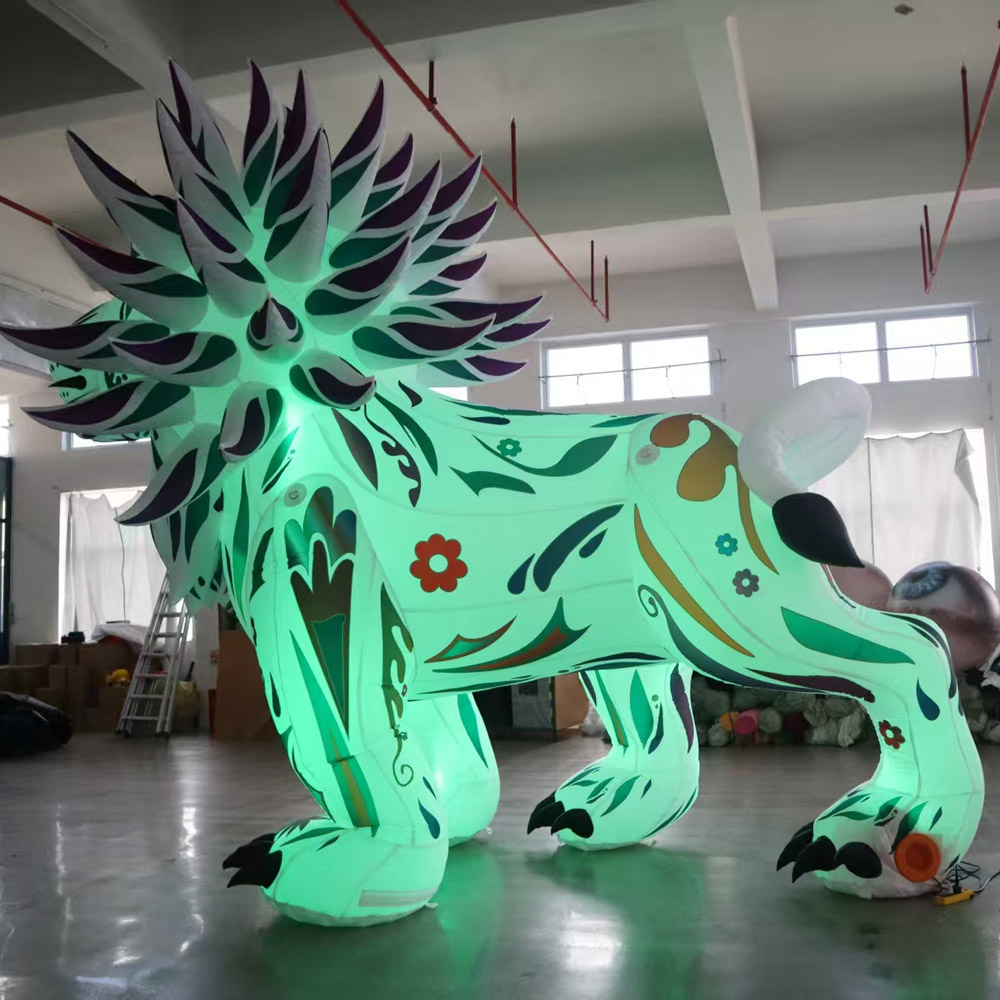 สิงโตเป่าลมยักษ์สีสันสดใสพร้อม - Decor Lighting The Parade บทวิจารณ์และราคา