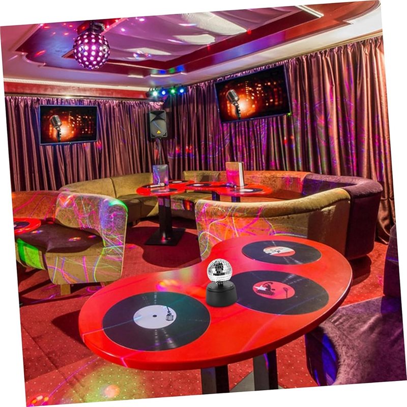 โคมไฟตั้งโต๊ะ LED ทรงลูกบอลหมุ - Restaurant Lighting Decoration บทวิจารณ์และราคา